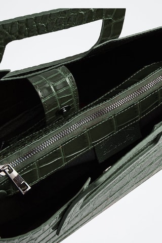 Borsa a mano in pelle Jane - Verde