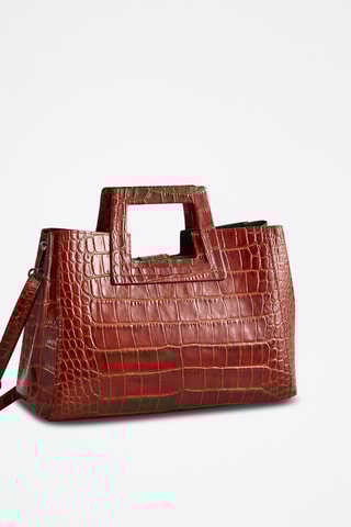 Borsa a mano in pelle Jane - Cammello