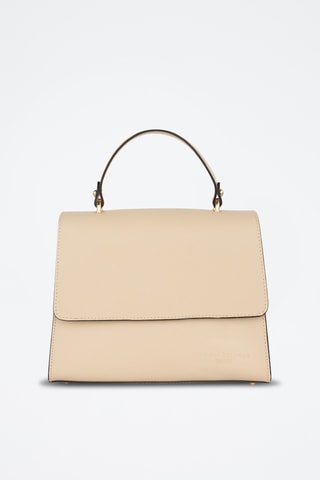 Borsa a mano in pelle Leto - Beige