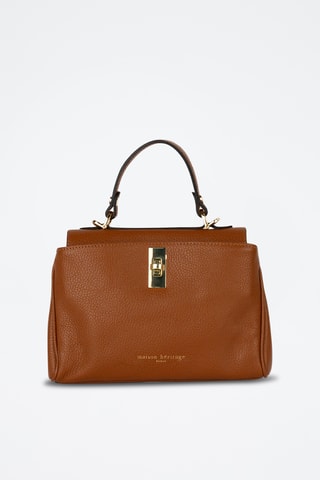 Borsa a mano in pelle Talia - Cammello