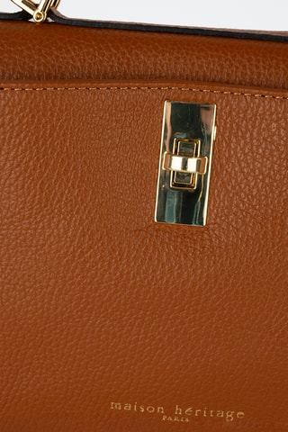 Borsa a mano in pelle Talia - Cammello