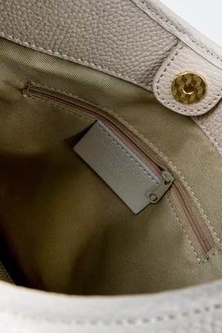 Borsa a spalla in pelle  Cedro - Beige
