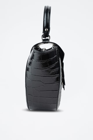 Borsa a mano in pelle - Nero