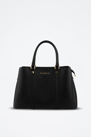 Borsa a mano in pelle Sauce - Nero