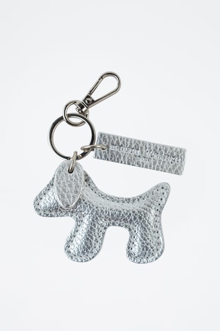 Borsa a mano in pelle  - Argentato