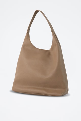 Borsa a spalla in pelle Kira - Taupe