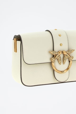 Leren Schoudertas Love One Mini - Wit