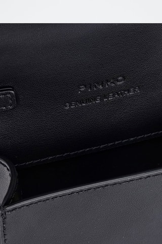 Leren Schoudertas Zwart - 