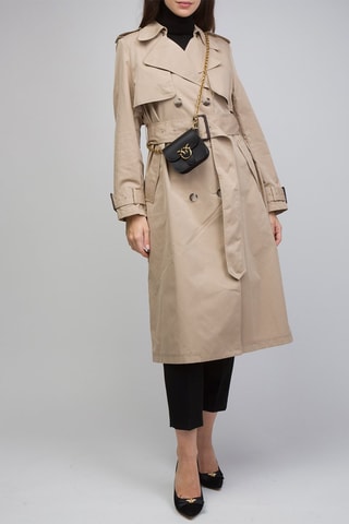 Leren Schoudertas Zwart - 