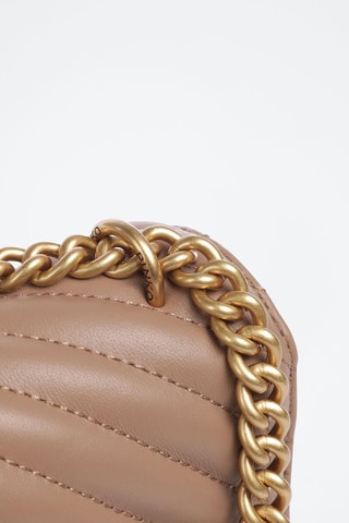 Leren Handtas - Taupe - Bruin