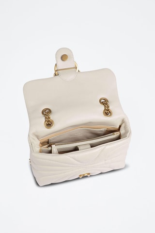 Schapenleren Schoudertas Love Puff Mini - Wit - Wit