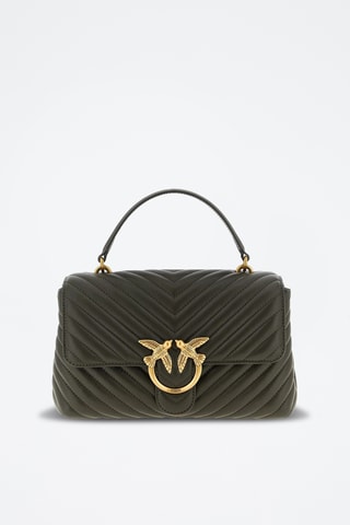 Leren Handtas Love Puff Classic - Groen