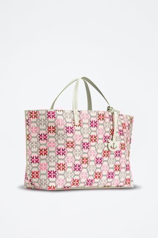 Shopper Piccio - Roze - Pinko - Wit, zwart, roze en grijs