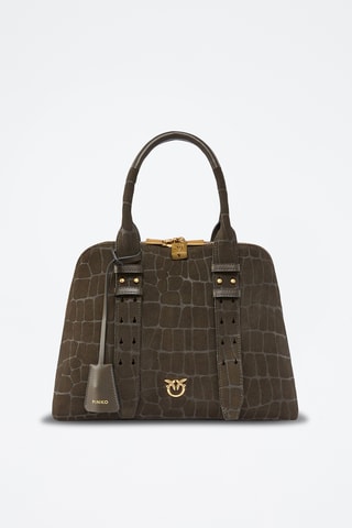 Leren Handtas Escape Small - Groen