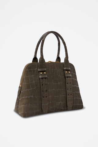 Leren Handtas Escape Small - Groen