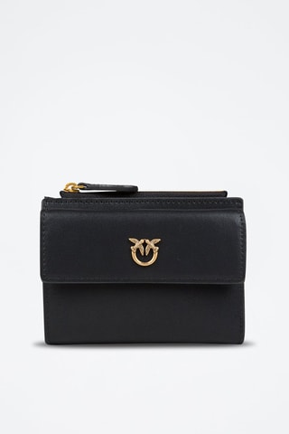 Kalfsleren Portefeuille Modello Compact - Zwart -  en 