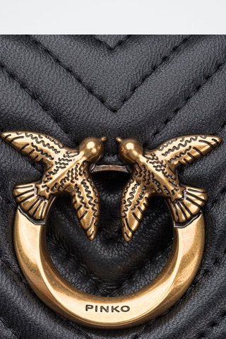 Schapenleren Schoudertas Love Clik Micro - Zwart - 