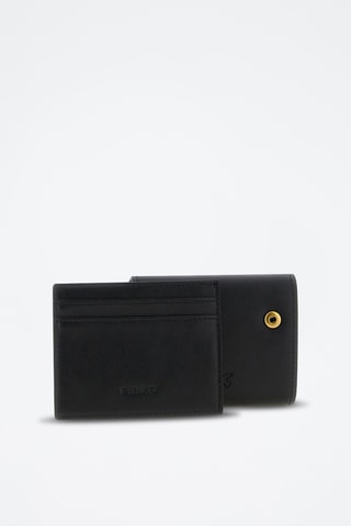 Leren Portefeuille Saddle - Zwart