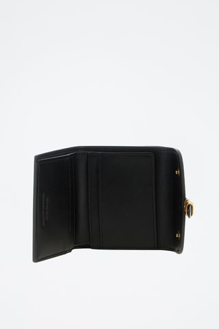 Leren Portefeuille Saddle - Zwart