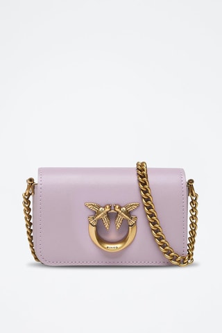 Leren Schoudertas - Lichtpaars - 