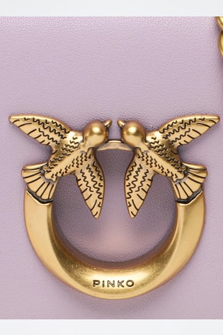 Leren Schoudertas - Lichtpaars - 