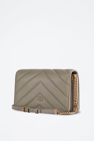 Schapenleren Schoudertas - Grijs - Grijs