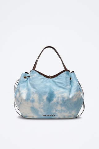 Handtas tie and dye - Hemelsblauw - Blauw