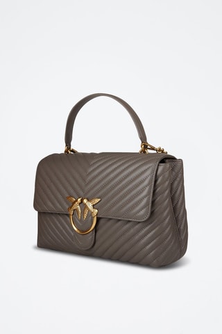 Leren Handtas Love Lady - Taupe - Taupe