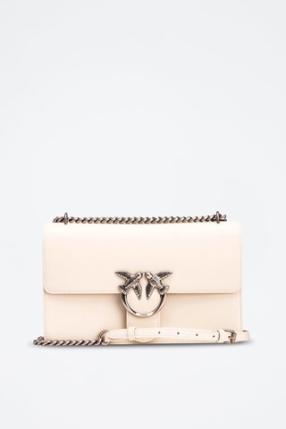 Leren Schoudertas Love One Classic - Wit - Wit