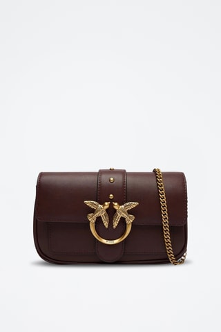 Leren Schoudertas Love One - Bruin