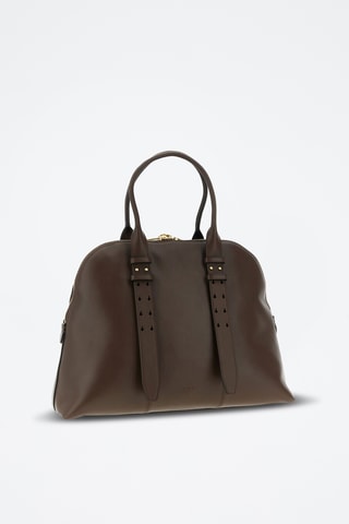 Leren Handtas Escape Maxi - Bruin