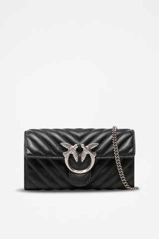 Schapenleren Clutch Zwart -  en 