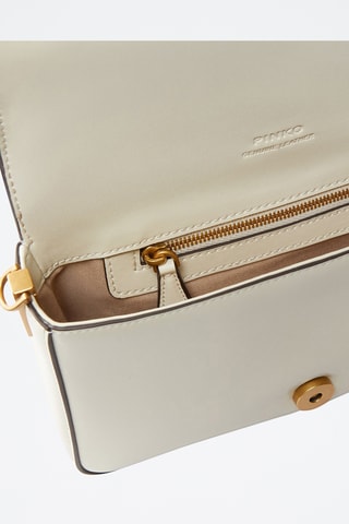 Leren Handtas Love Slouchy Mini - Wit