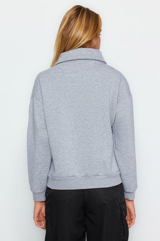 Sudadera oversize - Gris