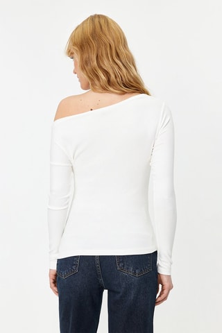 Top de rayas - Blanco