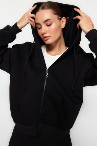 Sudadera con capucha - Negro