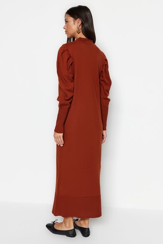 Vestido jersey - Rojo