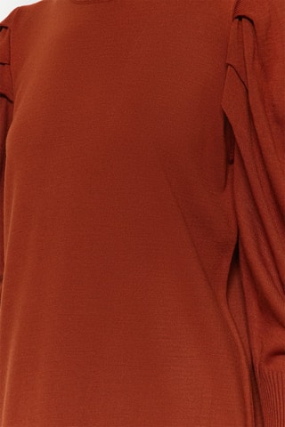 Vestido jersey - Rojo