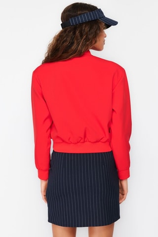 Cazadora oversize - Rojo