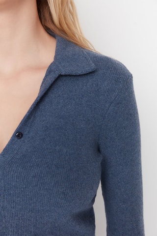 Camisa slim fit - Azul