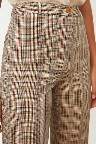 Pantalón recto - Beige