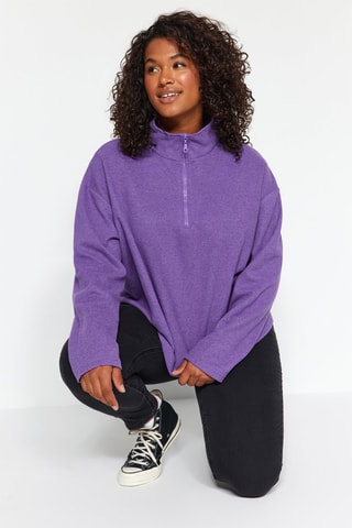 Sudadera regular fit - Violeta