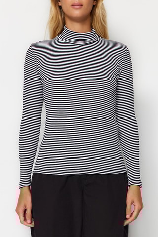 Jersey fino - Blanco y negro