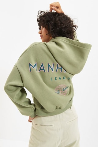 Sudadera con capucha - Verde