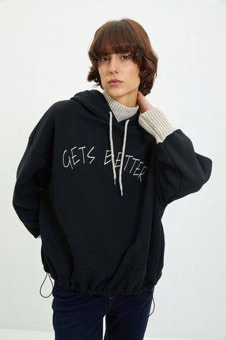 Sudadera con capucha - Azul