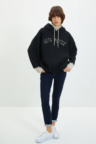 Sudadera con capucha - Azul