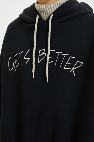 Sudadera con capucha - Azul