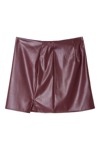 Falda recta - Burdeos