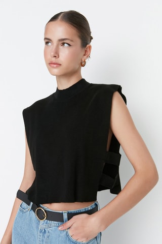 Crop top - Preto