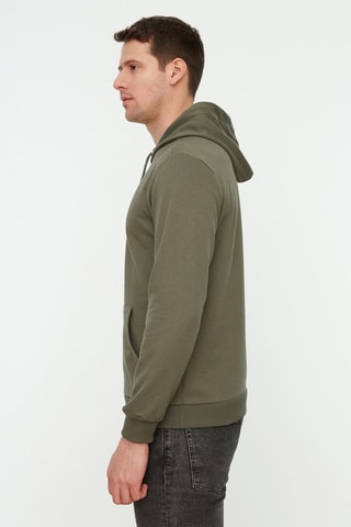 Sudadera con capucha - Caqui